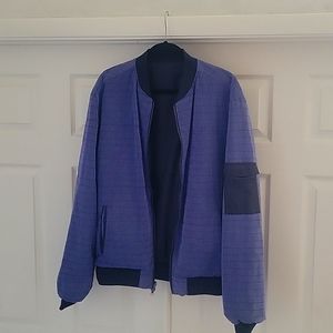 Men's reversible bomber jacket